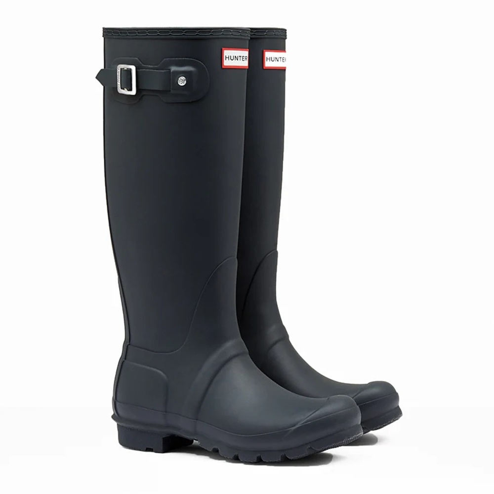 Hunter Tall Wellies Matte Black